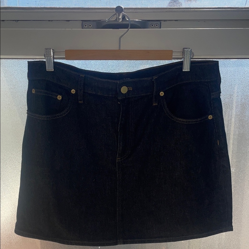 J. Crew Indigo Denim Skirt